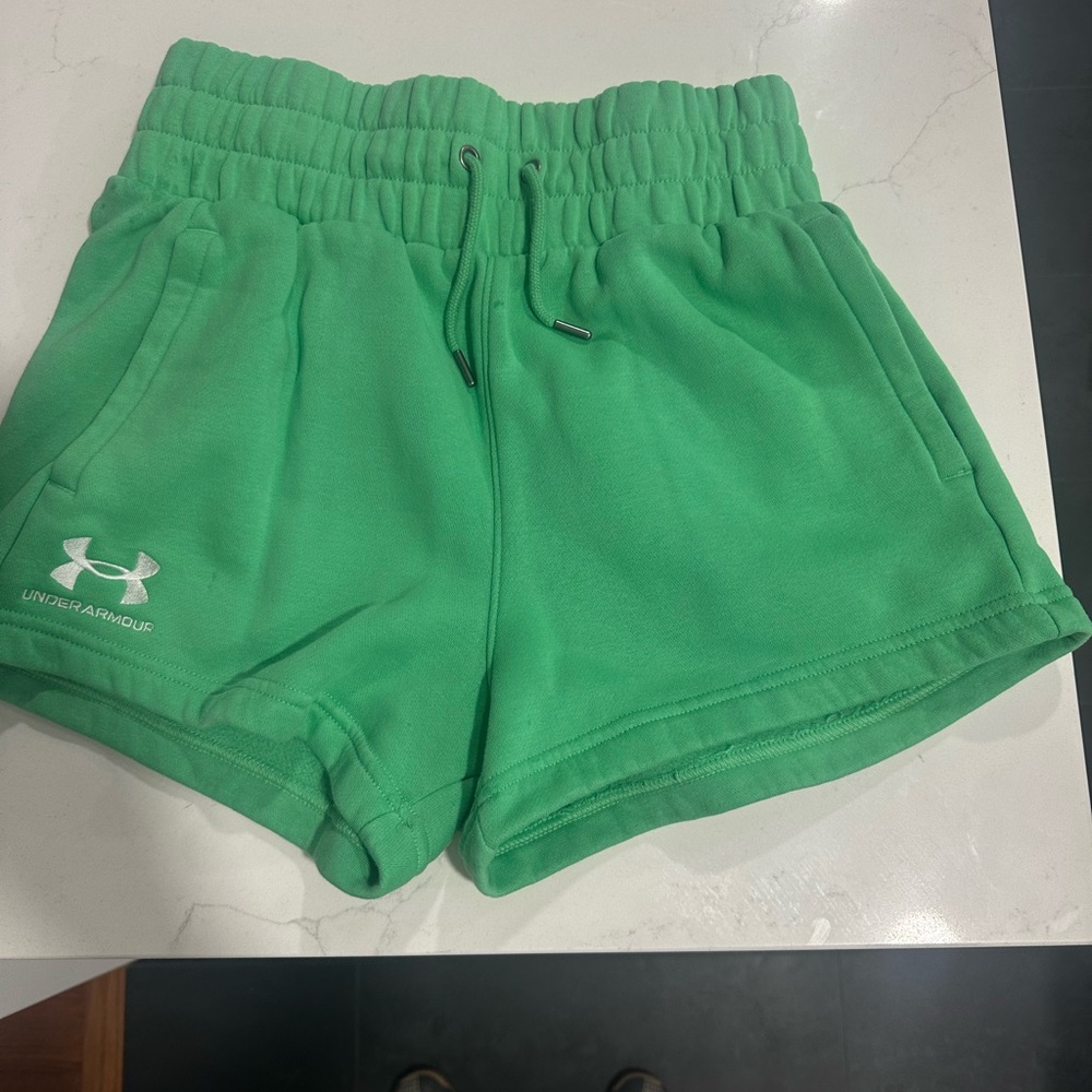 Under Armour Bright Green Workout Shorts